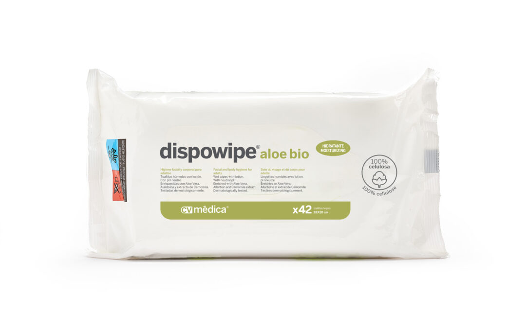 Dispowipe Aloe Bio 42 uds,  Toallita húmeda con loción