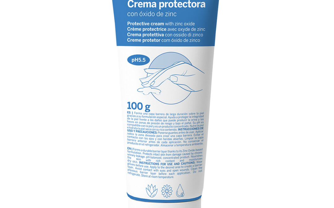 Crema protettrice con ossido di zinco