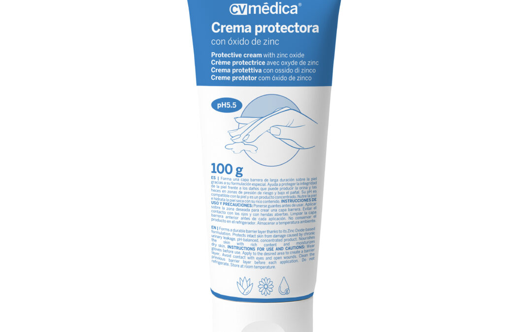 Crema protectora con óxido de zinc