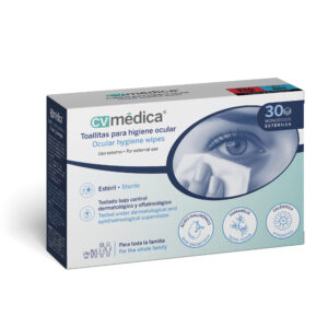 Caja dispensadora toallitas oculares